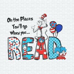 Oh The Places You Will Go When You Read SVG