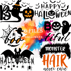 6 Files Halloween SVG