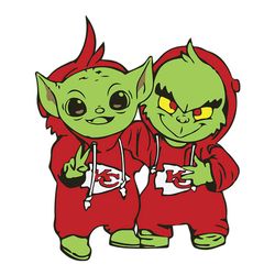 Baby Yoda And Grinch PNG Kansas City Chiefs Kc Chiefs Logo Disney Movies Nfl