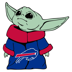 Buffalo Bills Nfl Baby Yoda SVG