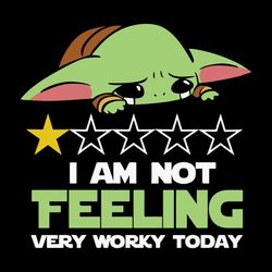 I'M Not Feeling Very Worky Today Baby Yoda SVG Merry Christmas SVG