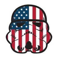 Star Wars Patriot Trooper American Flag SVG