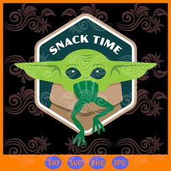 Star Wars The Mandalorian The Child Snack Time Yoda SVG
