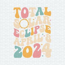 Total Solar Eclipse April 2024 SVG