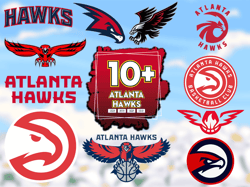 10 Files Atlanta Hawks Svg Bundle, Atlanta Hawks NBA Lovers Svg