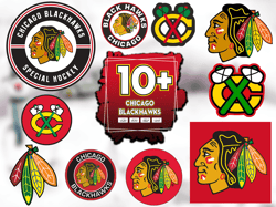 10 Files Chicago Blackhawks Svg Bundle, Chicago Blackhawks Logo Svg