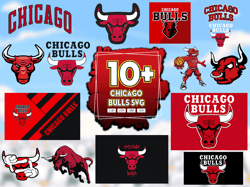10 Files Chicago Bulls Svg Bundle, Chicago Bulls NBA Svg