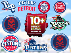 10 Files Detroit Pistons Svg Bundle, Detroit Pistons NBA Lovers