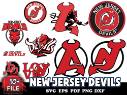 10 Files New Jersey Devils Svg Bundle, New Jersey Devils NHL Logo Svg