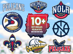10 Files New Orleans Pelicans Svg Bundle, New Orleans Pelicans Logo Svg