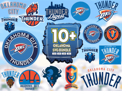 10 Files Oklahoma City Thunder Svg Bundle, Oklahoma City Thunder Logo