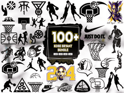 100 Files Kobe Bryant Bundle, Sport Svg, Kobe Bryant Svg
