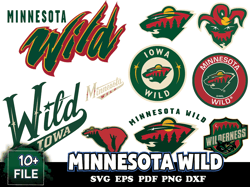16 Files Minnesota Wild Svg Bundle, Minnesota Wild NHL Logo Svg