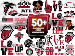 50 Files Atlanta Falcons Svg File, Falcons Logo Svg, Nfl Team Logo