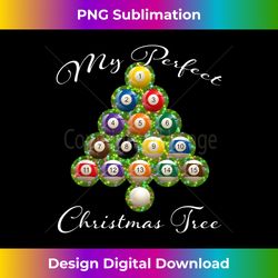 Christmas Tree Billiards Ugly Xmas er - Contemporary PNG Sublimation Design - Elevate Your Style with Intricate Details