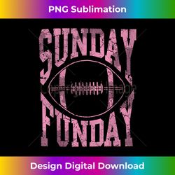 Cute Sunday Funday Football Women Girls - Innovative PNG Sublimation Design - Pioneer New Aesthetic Frontiers