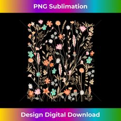 Boho Botanical Flower Wildflower Summer Floral Graphic - Classic Sublimation PNG File - Craft with Boldness and Assurance