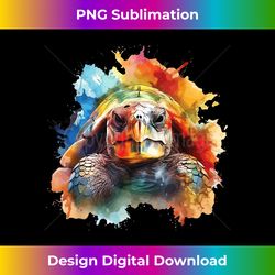 Colorful Turtles - Animal Pet Owner Wildlife Nature Lover - Sophisticated PNG Sublimation File - Channel Your Creative Rebel