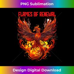 Phoenix Rising Renewal DESIGN on BACK Rebirth New Beginning - Edgy Sublimation Digital File - Chic, Bold, and Uncompromising
