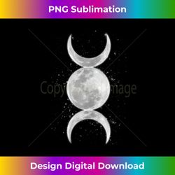 Wiccan Triple Moon Goddess Feminist Pagan Witch Halloween - Artisanal Sublimation PNG File - Tailor-Made for Sublimation Craftsmanship