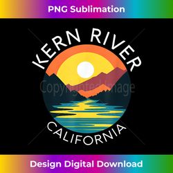 Kern River California Sequoia Forest Kernville Retro Camping - Futuristic PNG Sublimation File - Ideal for Imaginative Endeavors