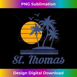 Saint St Thomas Caribbean Island Beach Tourist - Eco-Friendly Sublimation PNG Download - Enhance Your Art with a Dash of Spice