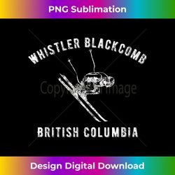 Whistler Blackcomb BC Canada Ski Winter Sports Retro-Look - Futuristic PNG Sublimation File - Challenge Creative Boundaries