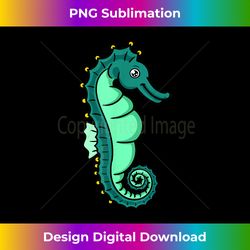 Seahorse Cute Aquatic Sea Animal Fish Hippocampus - Sleek Sublimation PNG Download - Enhance Your Art with a Dash of Spice