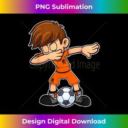 Netherlands Dabbing Soccer Boy Holland Jersey Fan - Bohemian Sublimation Digital Download - Enhance Your Art with a Dash of Spice