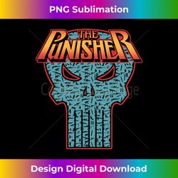 Marvel Comics Retro Classic The Punisher Vintage Skull - Minimalist Sublimation Digital File - Customize with Flair