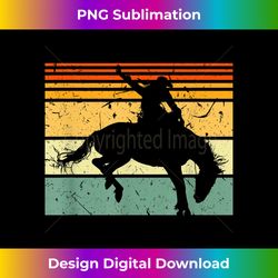 bronc riding bucking horse rodeo western cowgirl graphic - luxe sublimation png download - access the spectrum of sublimation artistry