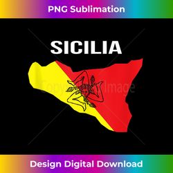 Sicily Italy Sicilian Flag Sicilia - Minimalist Sublimation Digital File - Spark Your Artistic Genius