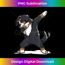 Bernese Mountain Dog Dab Dance - Sleek Sublimation PNG Download - Elevate Your Style with Intricate Details