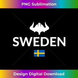 Sweden Flag Scandinavia Viking Outdoor Trip in Sweden - Urban Sublimation PNG Design - Craft with Boldness and Assurance