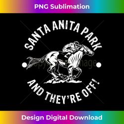s Santa Anita Park Racetrack Horse Racing Equestrian CA Derby - Minimalist Sublimation Digital File - Pioneer New Aesthetic Frontiers