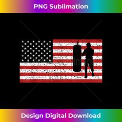 american flag boxing boxing - sublimation-optimized png file - craft with boldness and assurance