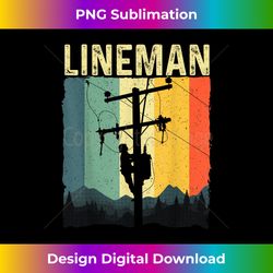 Funny Lineman Art Boys Electrical Cable Lineman - Futuristic PNG Sublimation File - Striking & Memorable Impressions