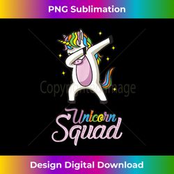 Unicorn Squad with Dabbing Unicorn Hip Hop Pose - Sleek Sublimation PNG Download - Animate Your Creative Concepts
