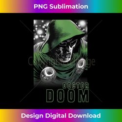 Marvel Fantastic Four Doctor Doom Portrait - Futuristic PNG Sublimation File - Chic, Bold, and Uncompromising
