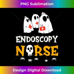 s Halloween Endoscopy Nurse Costume Funny RN Nursing Ghost - Contemporary PNG Sublimation Design - Customize with Flair