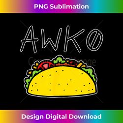 Awko Taco Colorful Party - Bespoke Sublimation Digital File - Pioneer New Aesthetic Frontiers
