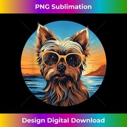 Yorkshire Terrier Dog Yorkie - Minimalist Sublimation Digital File - Rapidly Innovate Your Artistic Vision