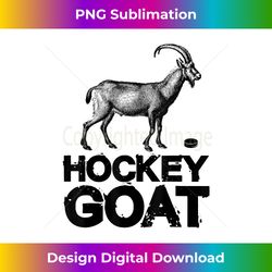 Funny Ice Hockey GOAT - Hockey Puck Player Fan - Crafted Sublimation Digital Download - Challenge Creative Boundaries