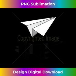 Aeronautical Engineer Paper Airplane - Contemporary PNG Sublimation Design - Access the Spectrum of Sublimation Artistry