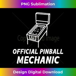 official pinball mechanic pinball arcade game - luxe sublimation png download - ideal for imaginative endeavors