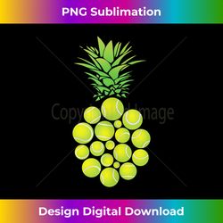 Pineapple Tennis Balls Funny Fruit Hawaii Ace Serve - Eco-Friendly Sublimation PNG Download - Customize with Flair