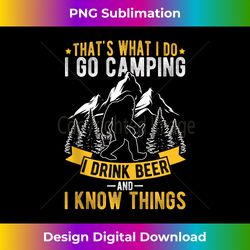 camper nature camping drink beer party drinking bar beer dri - urban sublimation png design - striking & memorable impressions