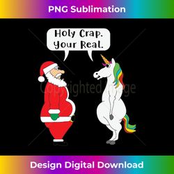When the unicorn met Santa - Minimalist Sublimation Digital File - Customize with Flair