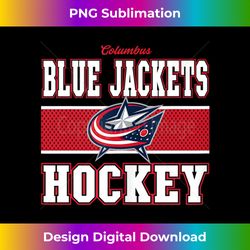 NHL Columbus Blue Jackets Crossbar - Futuristic PNG Sublimation File - Infuse Everyday with a Celebratory Spirit