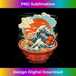 Great Ramen wave vintage japanese style - Sleek Sublimation PNG Download - Spark Your Artistic Genius
